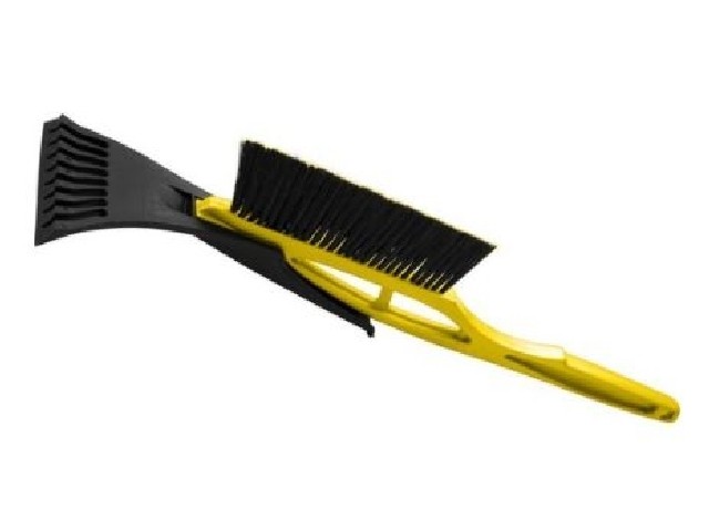 Щетка-скребок для авто Saturn 100х110х530 мм (ярко-желтый)